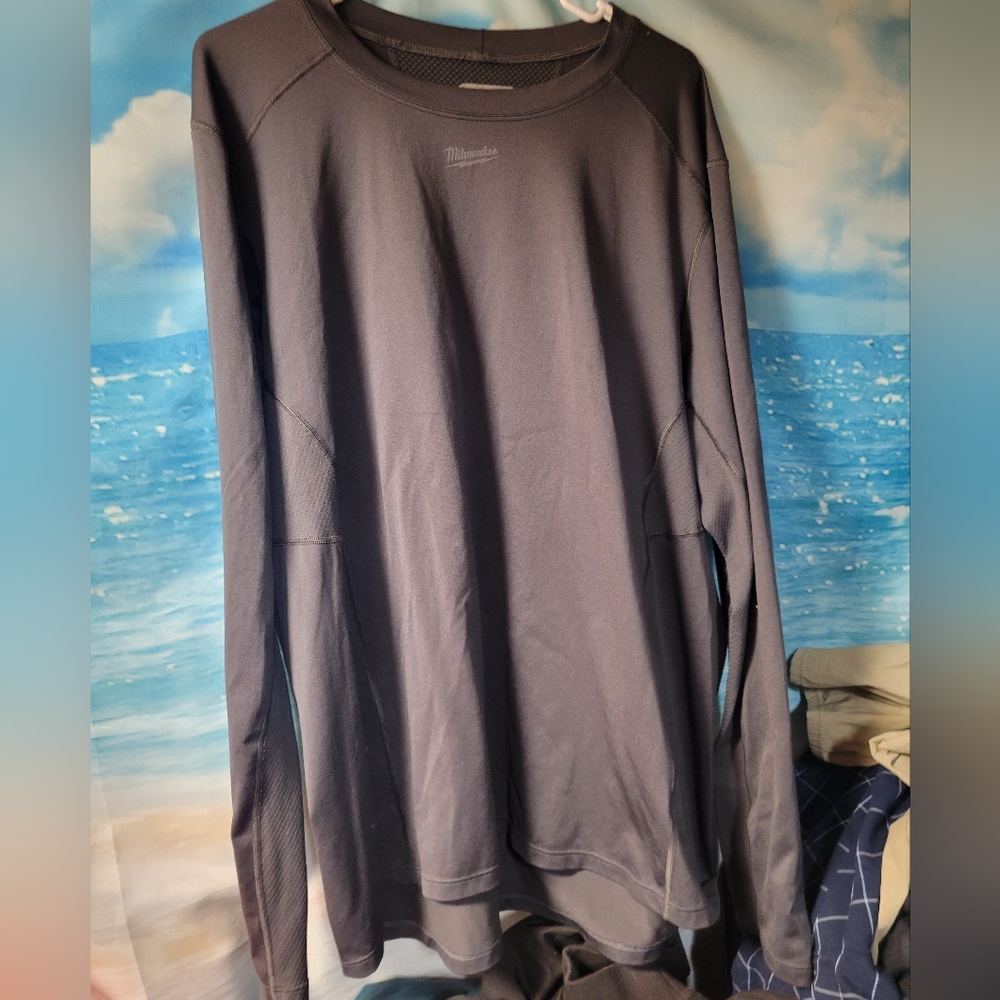 Milwaukee Tools Mens Workskin Long Sleeve Work‎ Tshirt Size 2X